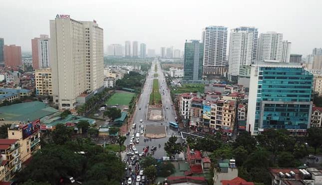 Bán nhà mặt phố Nguyễn Văn Huyên 300m, mặt tiền13m, giá 55 tỷ.