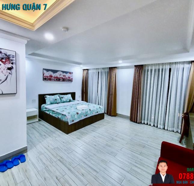 Cho Thuê CHDV Khu Phố Hưng Gia góc CV Phú Mỹ Hưng 27 Phòng - 650m2 - Giá 165tr/tháng LH 0788719719 DANH TRẦN PMH