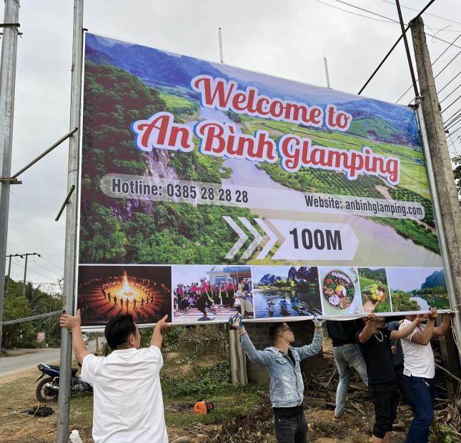 ANH CHỊ T CHỈ HƠN 1 TỶ SỞ HỮU THỬA ĐẤT BÁM SÔNG BÔI, NẰM TRONG KHU NGHỈ DƯỠNG AN BÌNH GLAMPING K