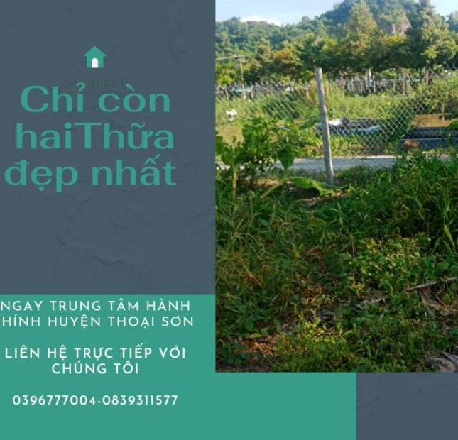 cần bán 3 nền thổ cư đẹp ,mặt tiền đường  Trung Tâm Thị Trấn Núi Sập An Giang