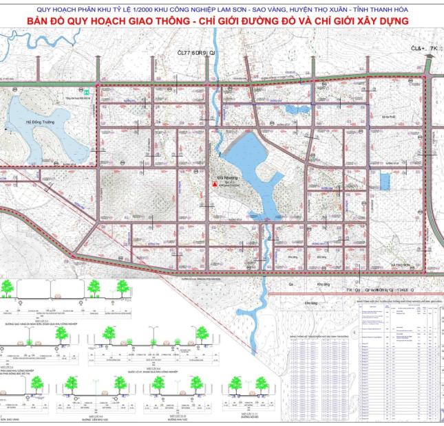 đất nền cạnh khu công nghiệp Lam Sơn Sao Vàng