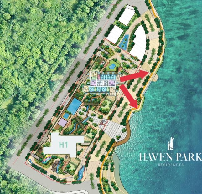 Chính chủ bán căn hộ số 16 tầng Trung, toà H2 Haven Park Ecopark view Biệt thự đảo và hướng thẳng