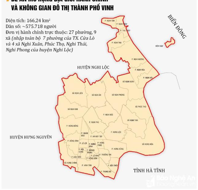 Bán lô hơn 1000m2 Nghi Thái giá chỉ 3,8 triệu m2 - sắp sát nhập TP Vinh