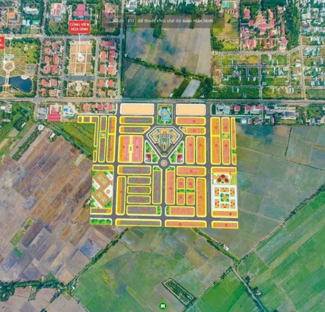 Đất nền KDC (9x18m2), đường Võ Văn Kiệt, Phường V (712tr/nền)