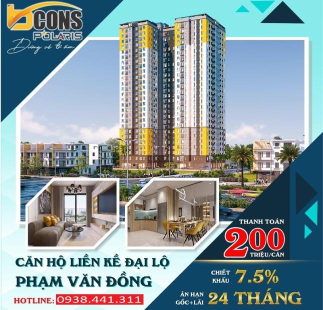 CĂN HỘ ĐẠI LỘ PHẠM VĂN ĐỒNG 2 TỶ 2PN