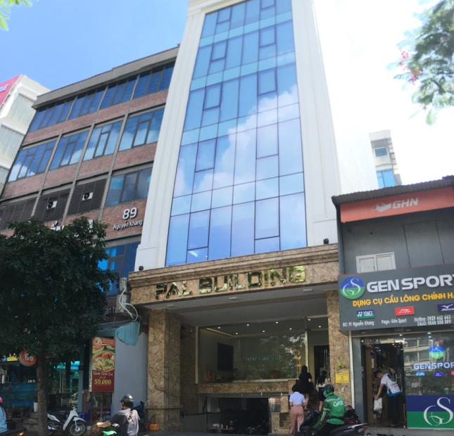 Cho Thuê Tòa Văn Phòng 9 Tầng Mặt Phố Nguyễn Khang. Dt 120M2. Mt 8M.giá 8000Usd