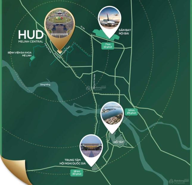 Bán biệt thự liền kề dự án HUD Mê Linh giá chỉ từ 50tr/m2 bàn giao hoàn thiện mặt ngoài 