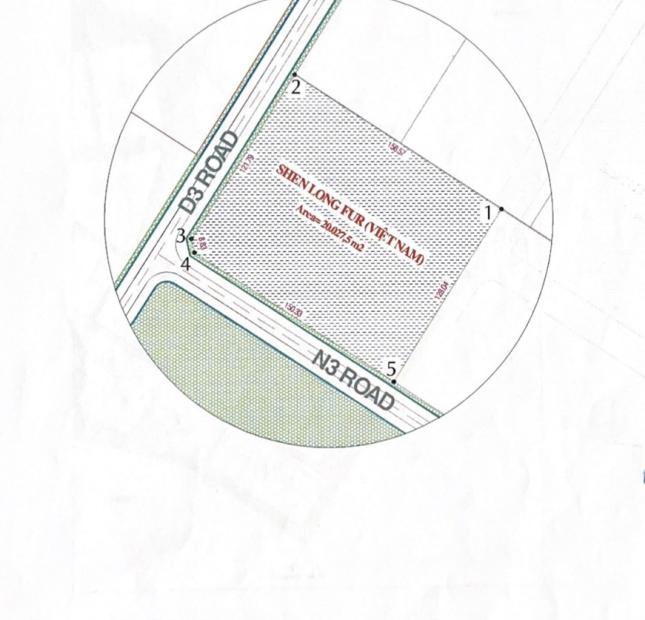 Góc 2 Mặt Tiền đường lớn trong khu Công Nghiệp Tổng diện tích: ngang 130m Sâu 160m  20.027.5m2