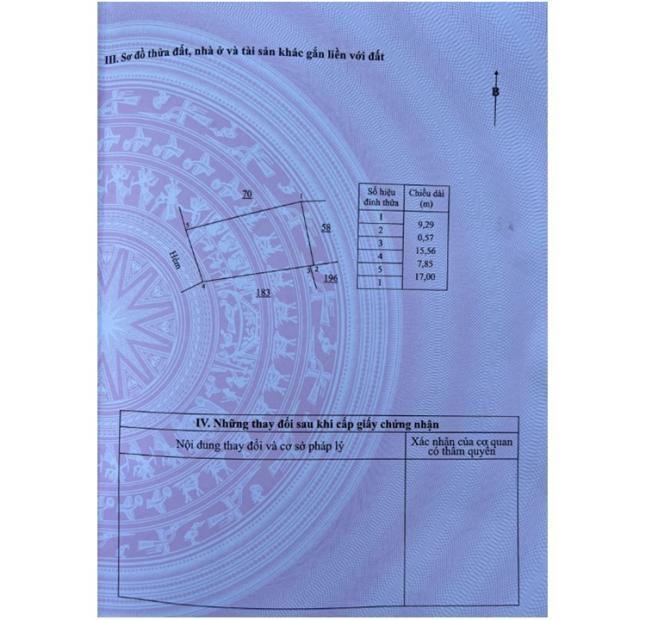 CHỦ GẤP BÁN ĐẤT - TẶNG NHÀ CẤP 4 – DIỆN TÍCH 141.4m2 – BÌNH THỚI BÌNH ĐẠI BẾN TRE - CHỈ 400 TRIỆU.