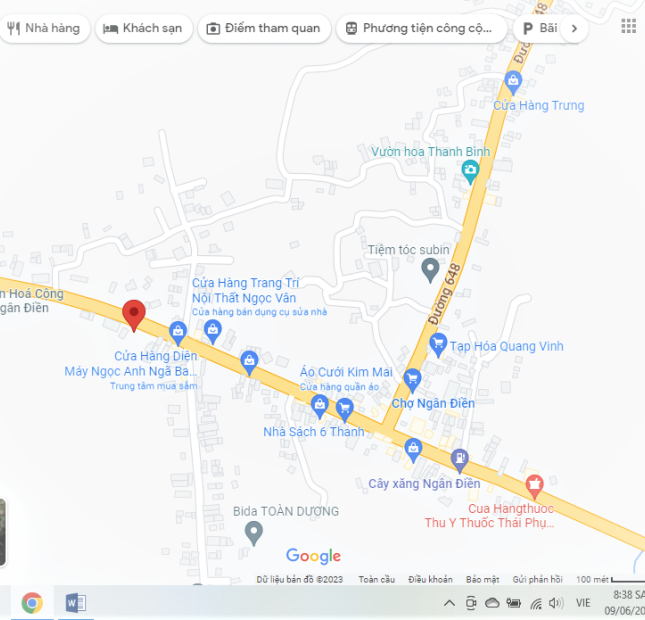 Kẹt  tiền đóng ngân hàng cần bán gấp lô đất đẹp 441m2 trung tâm mặt tiền Ngân Điền,Sơn Hòa gần chợ