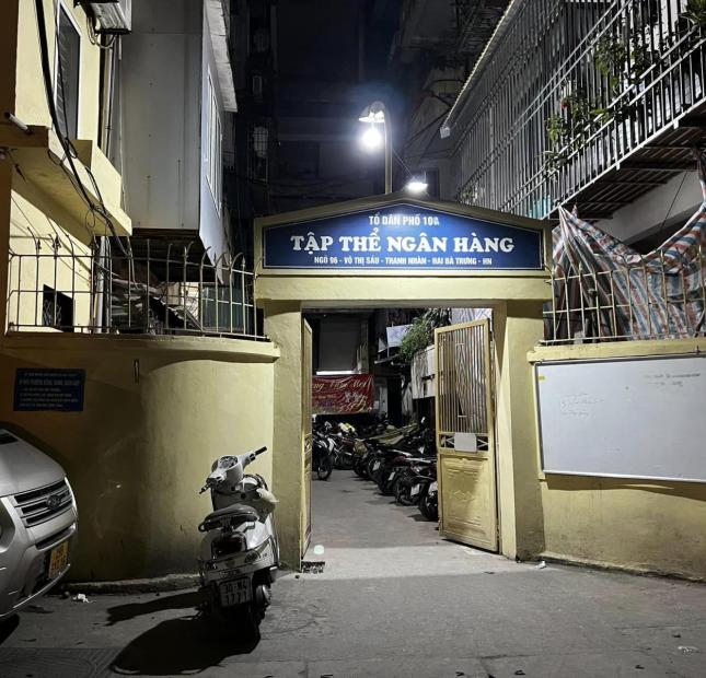 ⚜️ Bán căn hộ Tập thể Ngân hàng, Võ THị Sáu, Hai Bà Trưng, 65m2, 2PN+1WC, 2.05Tỷ ⚜️