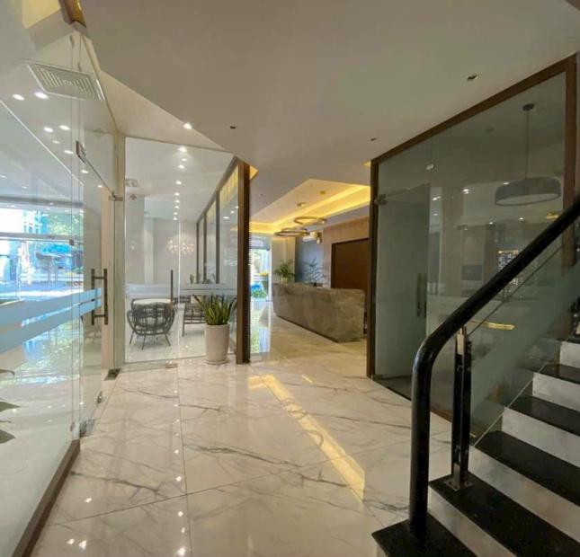 Cho thuê tầng trệt tòa nhà 82 Võ Văn Tần, Q3, DT 210m2, văn phòng mới đẹp, có chỗ đậu xe