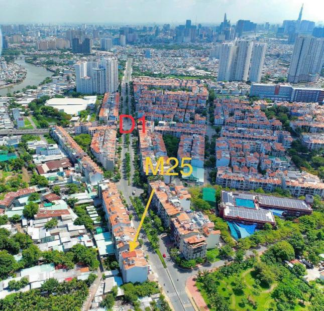 Nhà phố Him Lam Q7 xây mới, mặt tiền đường lớn 5x20m giá chỉ 25 tỷ gần siêu thị Lotte Mart