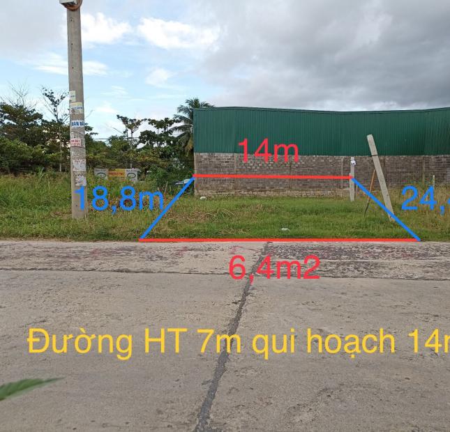 Bán đất xã Vĩnh Trung - Nha Trang. DT 215m2 ngang 6,4m full thổ giá đầu tư