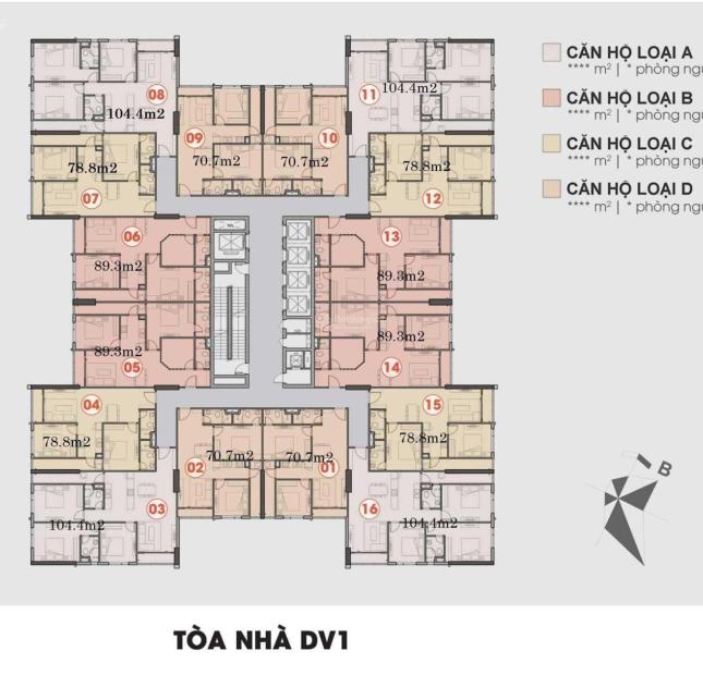 CHỈ 2,9 TỶ SỞ HỮU CĂN HỘ LÂU DÀI DIỆN TÍCH 70.7M2 ĐÔNG NAM CHIẾT KHẤU 12% HTLS 0% 15 THÁNG