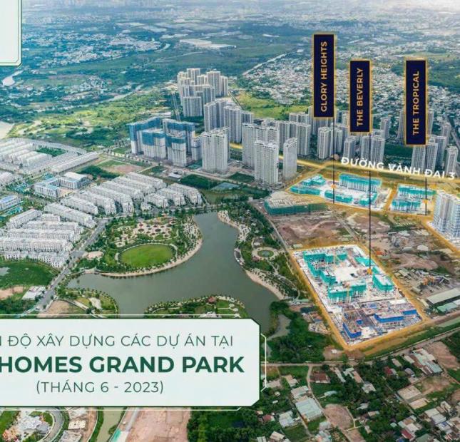 BÁN CĂN 2PN 69M GLORY HEIGHTS KẾ TTTM VINCOM VỊ TRÍ ĐẸP TIỆN KD GIÁ TỐT TẠI VINHOMES GRAND PARK QUẬN 9