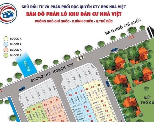Bán gấp 56.6m2  Ngô Chí Quốc 2 xe tải tránh nhau giá chỉ 2 tỷ nhỉnh
