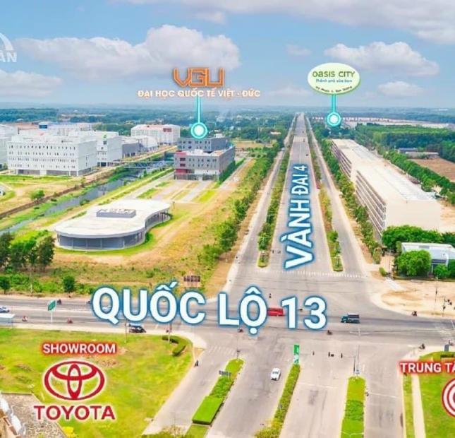 Bán biệt thự song lập hoàn thiện rồi tại Oasis City, Vành Đai 4, Bến Cát, BD