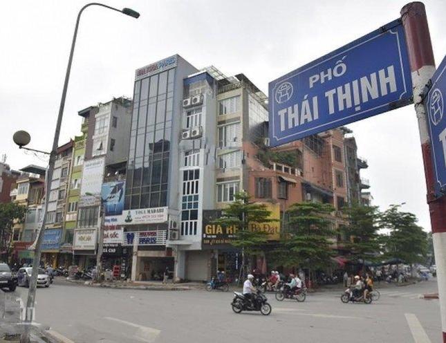 Nhà mặt phố Thái Thịnh, gần ngã 4 đông đúc, tiện kinh doanh, cho thuê đặt quảng cáo