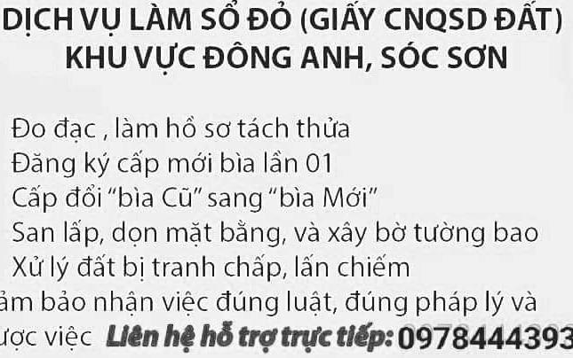 có lô đất  DT 48m2, mt 4.3m, giá nhỉnh 2 tỷ, tiên dương, Đông Anh, Hà Nội