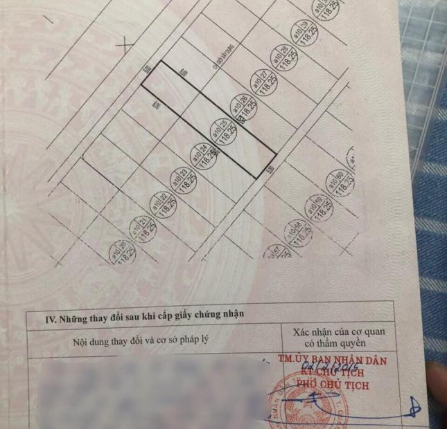 BÁN A10-25 KĐT C5,8 MỞ RỘNG,P.HỒNG HÀ. DT:118.25M2,MT:5M.H: TB !!!