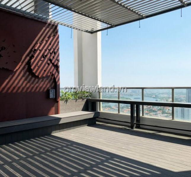 Bán căn hộ Penthouse Thảo Điền Pearl view sông, DT 467m2 sân vườn riêng, 4PN