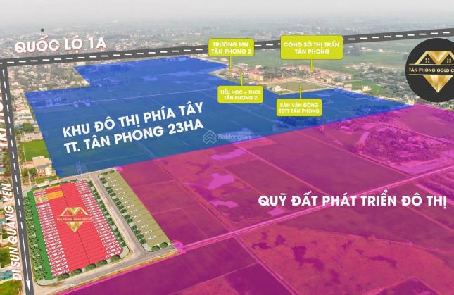 Bán đất mặt bằng 2017 Thị trấn Tân Phong, Đầu tư thông minh - sinh lời vô hạn.