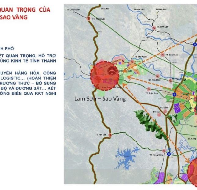 Bán đất nền ven KCN sổ đỏ full thổ cư tại Xã Thọ Sơn, Triệu Sơn,  Thanh Hóa diện tích 106m2  giá 300 Triệu 