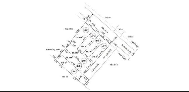 Bán 4 lô liền kề 3,5 tỷ/lô hẻm 6m Quốc Lộ 1K Linh Xuân