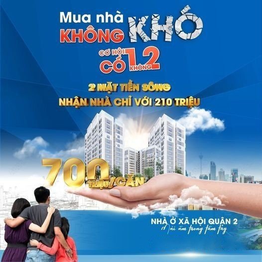 Cần bán Nhà Ở Xã Hội mặt tiền Võ Chí Công Q2 giá chỉ từ 25tr/m2