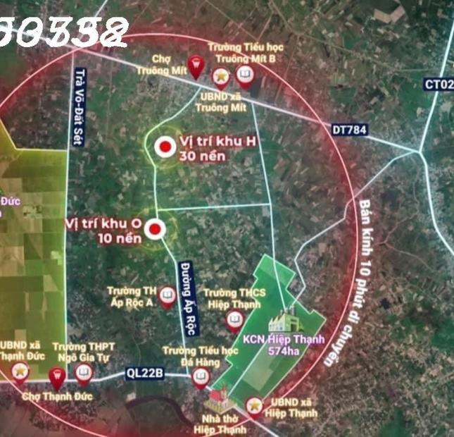 Đất trung tâm Gò Dầu - Tây Ninh, sổ sẳn, full thổ 3,9 triệu/m2