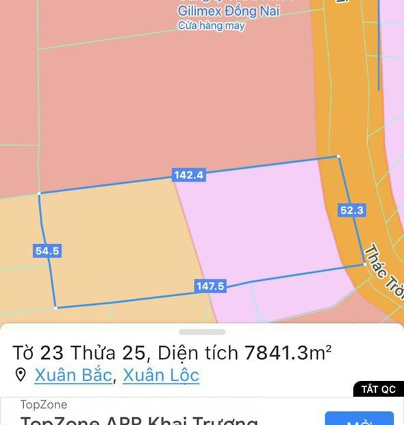 chính chủ bán lô đất mặt tiền đường Thác Trời, Xuân Lộc, Đồng Nai tiện phân lô, xây nhà vườn