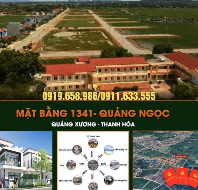 Bán lô đất ngay trục chính mb1341 Quảng Ngọc, giá hời, nhanh tay thì còn.