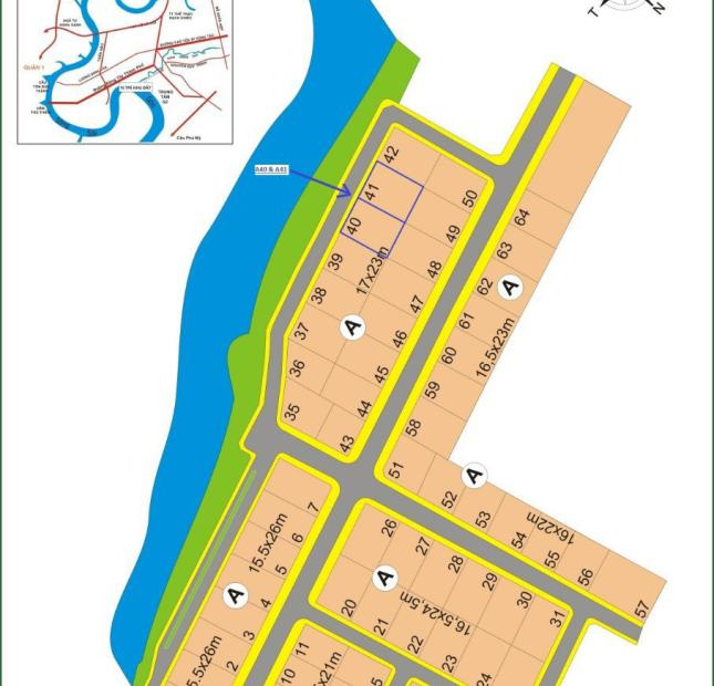 Cần bán lô đất KDC Tuổi Trẻ, BTT,Quận 2 (17mx23m), sổ hồng cả nhân giá 105tr/m2