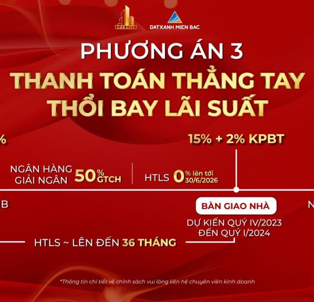 Bán căn 2 ngủ 59.5m2 chung cư Luxcity Cẩm Phả