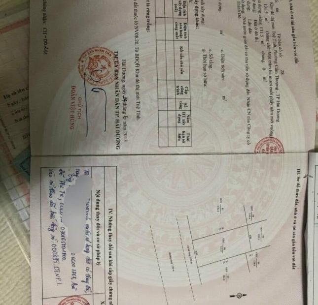 Bán gấp lô NV8-20 phố Nguyễn Dữ khu Tuệ Tĩnh chỉ 5,92 tỷ