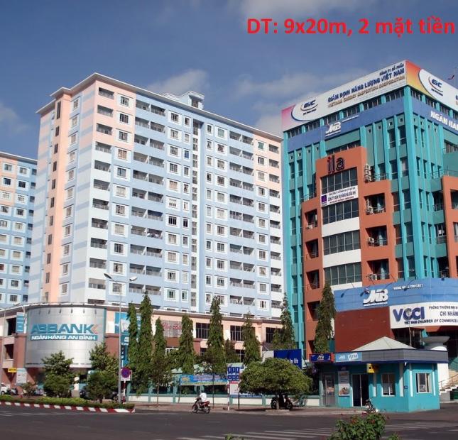 Cho thuê MB 2 mặt tiền Nguyễn Thái Học khu Trung tâm thương mại Phường 7