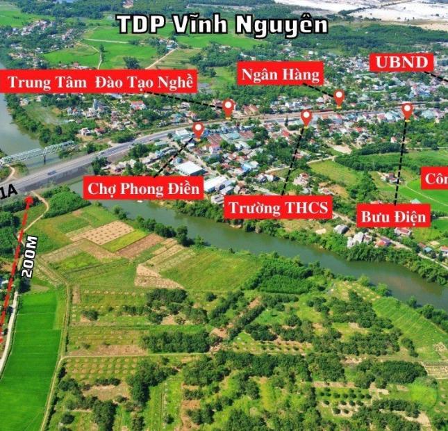 Đất ngay trung tâm thị trấn Phong Điền 100m2 