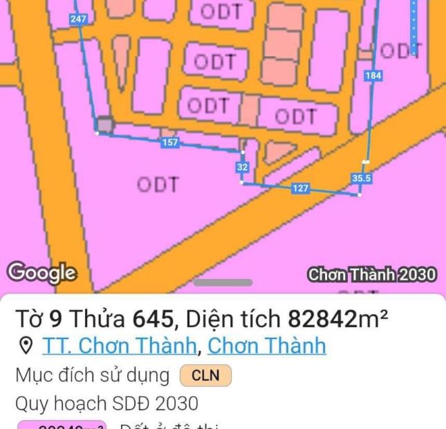 Bán đất tại Đường Nguyễn Văn Linh, Chơn Thành,  Bình Phước diện tích 85m2  giá 14 Triệu/m²