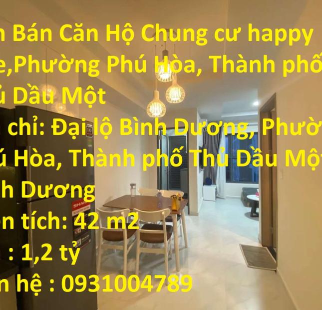 Cần Bán Căn Hộ Chung cư happy one,Phường Phú Hòa, Thành phố Thủ Dầu Một