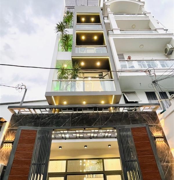 Siêu Phẩm Quang Trung, Gò Vấp – 4x25m, 6 tầng thang máy, Nội thất cao cấp.