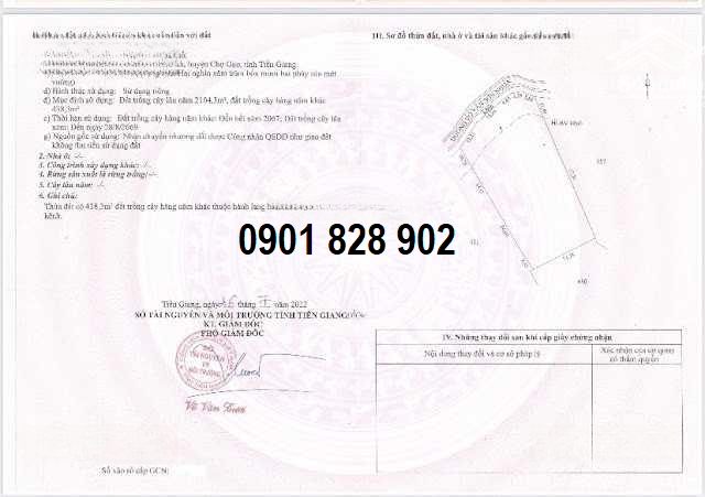⭐Chính chủ bán 2542m2 đất Ấp Bình Hòa A, xã Song Bình, huyện Chợ Gạo, Tiền Giang, 4,3 tỷ; 0901828902
