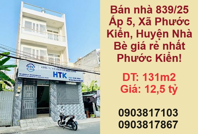 Chính chủ bán nhà gần Phú Mỹ Hưng, TP.HCM; 12,5 tỷ; 0903817103