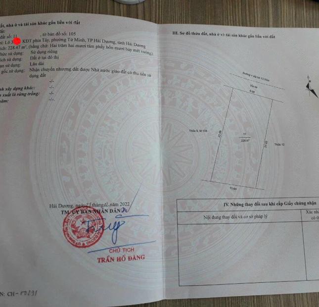 Bán gấp lô Bt view sông khu Thiên Phú chỉ 28tr/m2