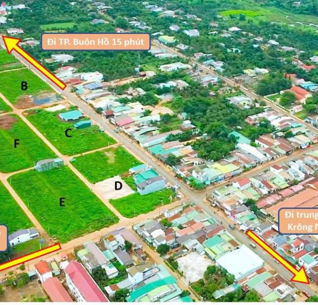 Bán đất đối diện chợ Phú Lộc,Krông Năng,Đắk Lắk giá chỉ 550 triệu/nền 