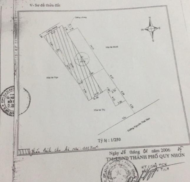 Bán Nhà Mặt Tiền Đường Nguyễn Thái Học P.Ngô Mây Quy Nhơn , 1 Mê , Giá 9 Tỷ.