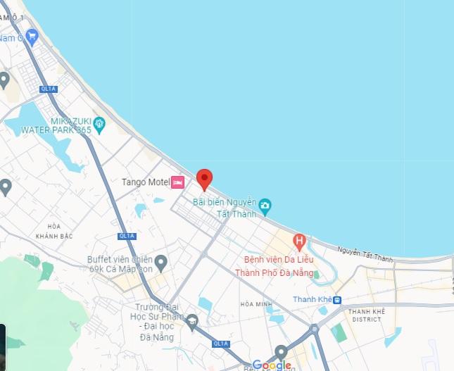 ►Lô 2 Mặt Tiền sát Biển Nguyễn Tất Thành, Đặng Huy Trứ, 123m2, 6 tỷ