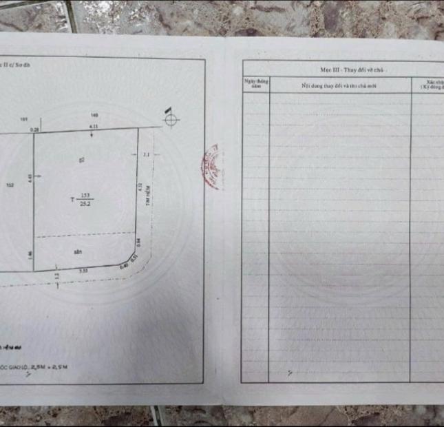 Chính chủ cần bán nhà hẻm 3m số nhà cũ 870/43/28 số mới 870/43/11 Lạc Long Quân - phường.8 - quận