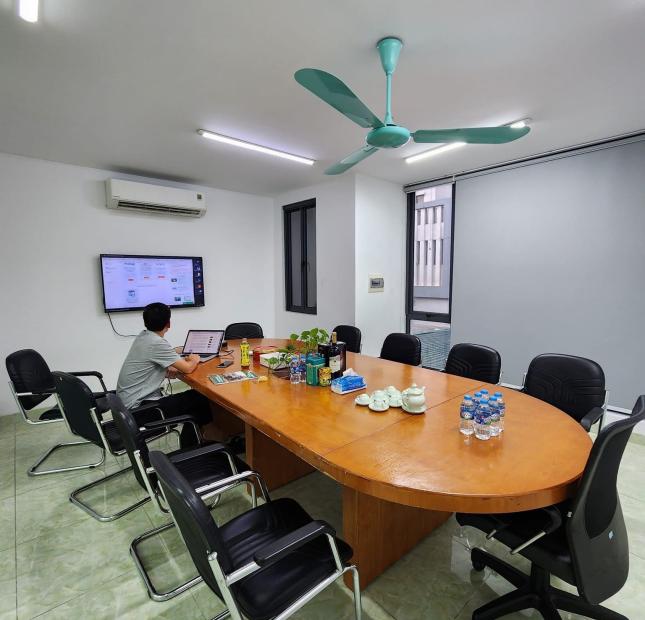 Bán tòa nhà VP 2 mặt phố Xã Đàn - Đê La Thành. 80m 7T MT6m, Vỉa hè 7m, KD sầm uất