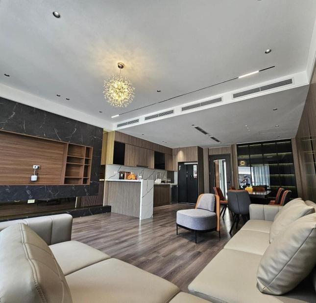 nhà đẹp Nguyễn Văn Cừ, 75m x 7tầng, mặt tiền 6m, thiết kế hiện đại, gara, full nội thất